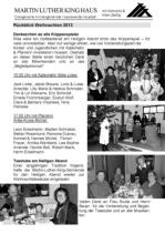 ein Ausschnitt aus dem Gemeindebrief der evangelischen Kirche