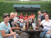 mit alten und neuen Freunden unterwegs