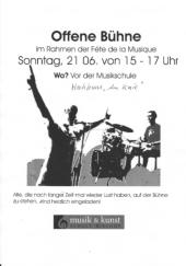 Plakat der Musikschule